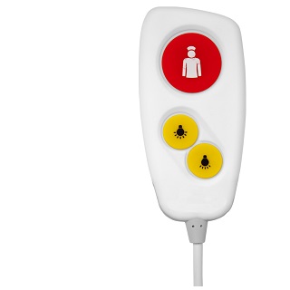 Pulsadores de Cama - Sistema Llamadas Paciente Enfermera IP Pulsadores de Cama - Sistema Llamadas Paciente Enfermera IP